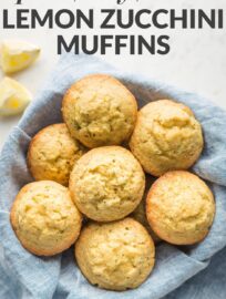 Healthy lemon zucchini muffins are incredibly delicious, with a light crumb and fresh lemon flavor! This is the BEST way to use that garden fresh zucchini!