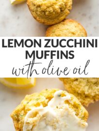 Healthy lemon zucchini muffins are incredibly delicious, with a light crumb and fresh lemon flavor! This is the BEST way to use that garden fresh zucchini!