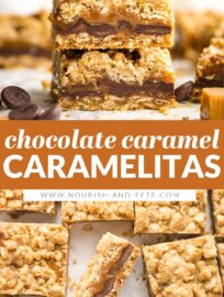 This is the fool-proof easy recipe you need for carmelita bars! AKA the most amazing bar cookies, with layers of soft caramel and chocolate sandwiched in an oatmeal cookie crust, guaranteed to earn rave reviews from everyone, every time!