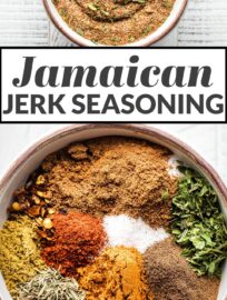 Save money and customize your own Jamaican Jerk seasoning right at home! Spicy, sweet, utterly irresistible - perfect with chicken, fish, veggies, and more!