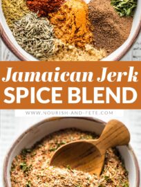 Save money and customize your own Jamaican Jerk seasoning right at home! Spicy, sweet, utterly irresistible - perfect with chicken, fish, veggies, and more!