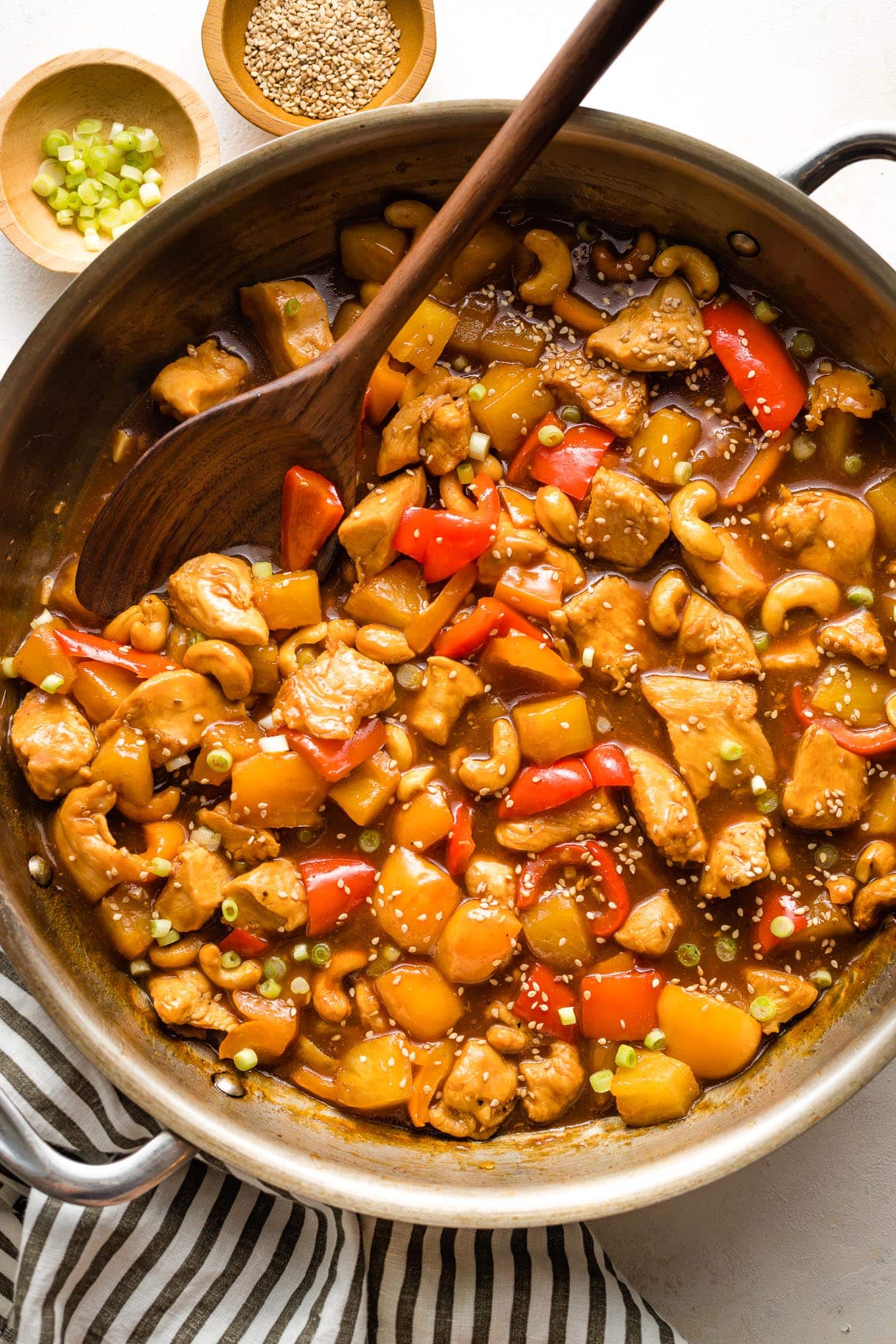 Sweet and Saucy Pineapple Chicken - Nourish and Fete