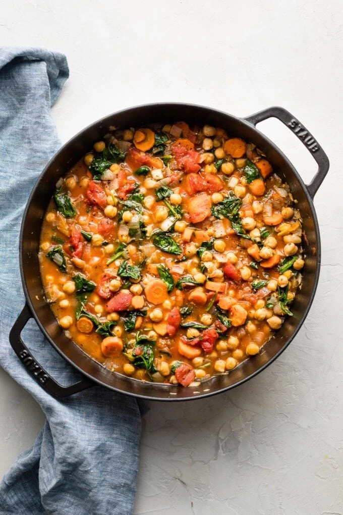 Tuscan Chickpea Stew -  low calorie recipes