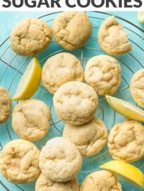 Lemon Sugar Cookies are simple yet irresistible, with light citrus flavor and buttery soft texture. Made in ONE bowl with everyday ingredients.