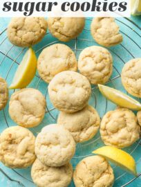 Lemon Sugar Cookies are simple yet irresistible, with light citrus flavor and buttery soft texture. Made in ONE bowl with everyday ingredients.