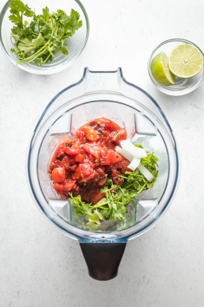 5 Minute Blender Salsa - Hollis Homestead 