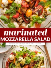 Marinated Mozzarella Balls are the simple yet impressive heart of this delicious recipe, which makes a terrific salad or appetizer. It’s quick, easy, fresh, and beautiful!