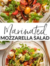 Marinated Mozzarella Balls are the simple yet impressive heart of this delicious recipe, which makes a terrific salad or appetizer. It’s quick, easy, fresh, and beautiful!