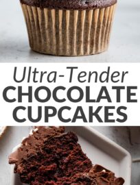 Rich, moist chocolate buttermilk cupcakes are a timeless classic. This recipe delivers tender cake, real chocolate flavor, and perfectly domed tops each and every time. Top with a luscious swirl of frosting to make the chocolate lover in your life swoon!