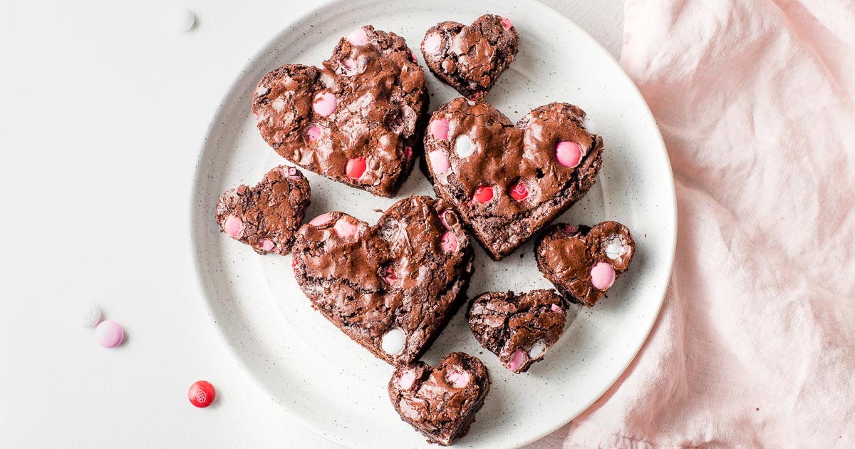 Heart Shaped Brownies