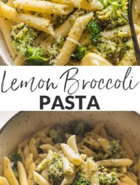 This quick yet hearty Lemon Broccoli Pasta is a true one-pot meal perfect for busy days. Tender broccoli, fresh garlic and lemon, and salty Parmesan combine to make this simple pasta shine.