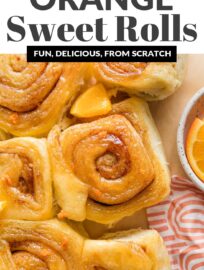 These irresistibly soft and fluffy Glazed Orange Sweet Rolls are the perfect balance of tangy citrus and sweet, gooey glaze. Perfect for breakfast, brunch, or a special treat, these homemade rolls are sure to impress! With a melt-in-your-mouth texture and a zesty orange flavor, they’re a crowd-pleaser every time. 🍊🍩 Ready to bake up a batch of sunshine? #OrangeSweetRolls #CitrusTreats #HomemadeBakedGoods #BrunchGoals #SweetRolls #BakingLove"