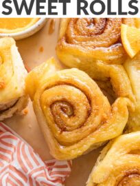 These irresistibly soft and fluffy Glazed Orange Sweet Rolls are the perfect balance of tangy citrus and sweet, gooey glaze. Perfect for breakfast, brunch, or a special treat, these homemade rolls are sure to impress! With a melt-in-your-mouth texture and a zesty orange flavor, they’re a crowd-pleaser every time. 🍊🍩 Ready to bake up a batch of sunshine? #OrangeSweetRolls #CitrusTreats #HomemadeBakedGoods #BrunchGoals #SweetRolls #BakingLove"