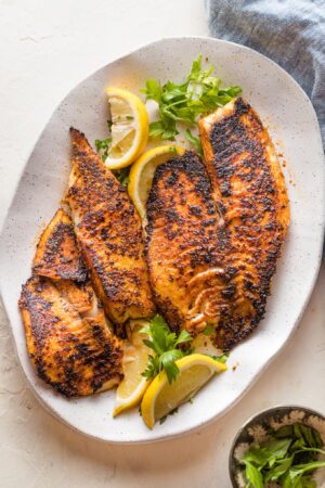 Blackened Tilapia (in only 12 minutes!) - Nourish and Fete Blackened Tilapia (in only 12 minutes!) - Nourish and Fete