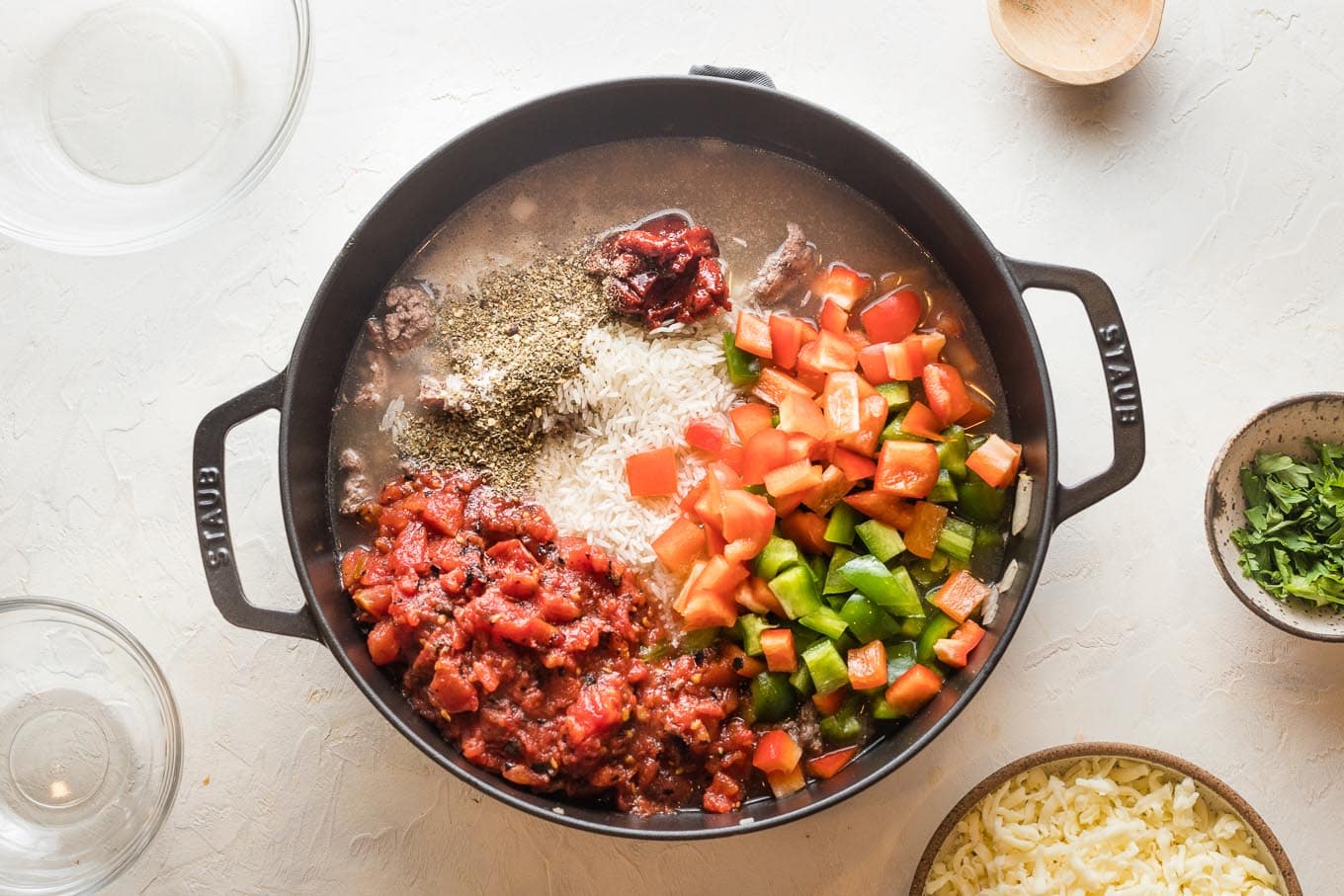 Unstuffed Peppers Skillet (Cozy 30 Minute Meal) - Nourish and Fete