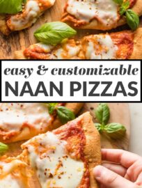 This easy Naan Pizza takes just 10 minutes to toss together but delivers a delicious, fun, and totally customizable dinner your whole family will adore.