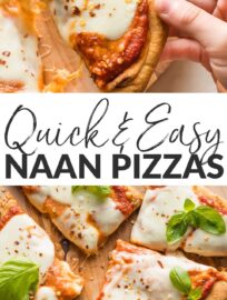 This easy Naan Pizza takes just 10 minutes to toss together but delivers a delicious, fun, and totally customizable dinner your whole family will adore.