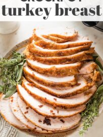 This easy recipe for turkey breast in the slow cooker takes just 10 minutes of prep and turns out the most tender, juicy, and flavorful turkey.