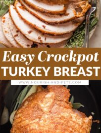This easy recipe for turkey breast in the slow cooker takes just 10 minutes of prep and turns out the most tender, juicy, and flavorful turkey.