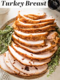 This easy recipe for turkey breast in the slow cooker takes just 10 minutes of prep and turns out the most tender, juicy, and flavorful turkey.