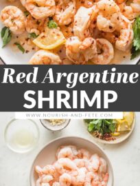 Curious about how to cook red Argentine shrimp? This easy recipe is flavorful, fast, and delicious. Simple ingredients come together into an amazing pan sauce. Serve with your favorite grain or veggies for a quick yet elegant dinner.