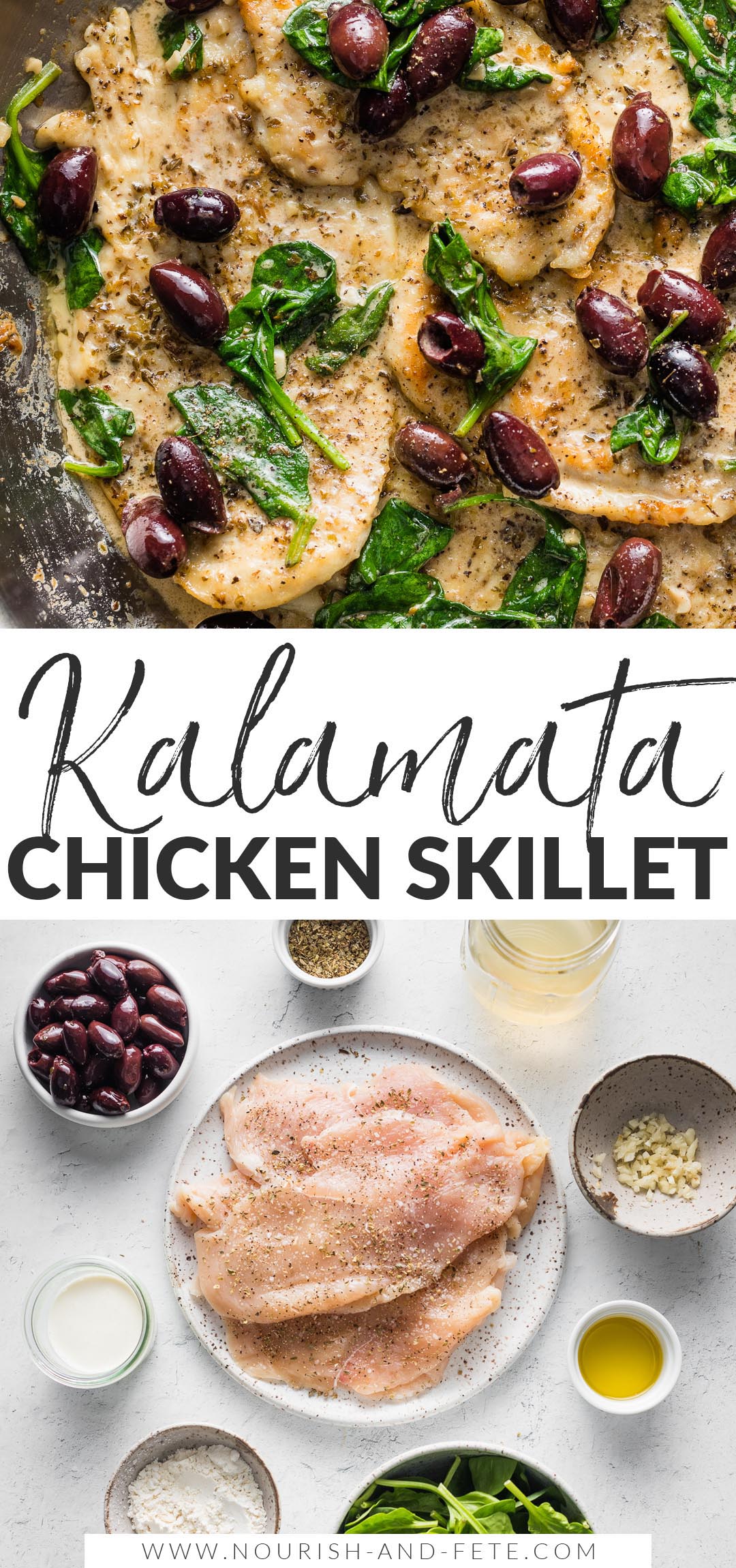 Chicken with Kalamata Olives Nourish and Fete
