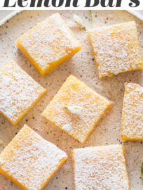 Meyer lemon bars are a burst of pure sunshine! Bright, sweet, and tangy custard sits atop a thick, buttery shortbread crust that melts in your mouth. And best of all, they're made in one bowl with just seven ingredients.