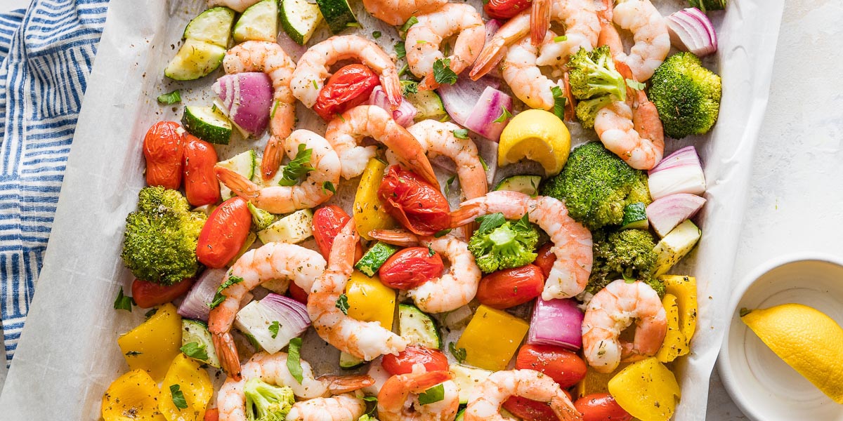 Sheet Pan Shrimp and Veggies [www.nourish-and-fete.com]