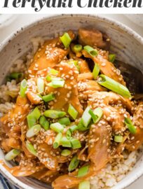 Slow cooker Teriyaki Chicken is utterly delicious and stunningly easy to make. You'll love the shredded chicken coated in a savory, honey-sweetened sauce flavored with garlic, ginger, and sesame oil. Pair with rice, steamed veggies, or both for a satisfying and flavorful meal.