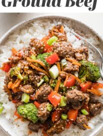 Packed with tender vegetables and a flavorful sesame and ginger-infused sauce, this 25-minute teriyaki ground beef is a terrific dinner recipe you can pull off with minimal energy. Serve over rice, with noodles, or in lettuce cups.