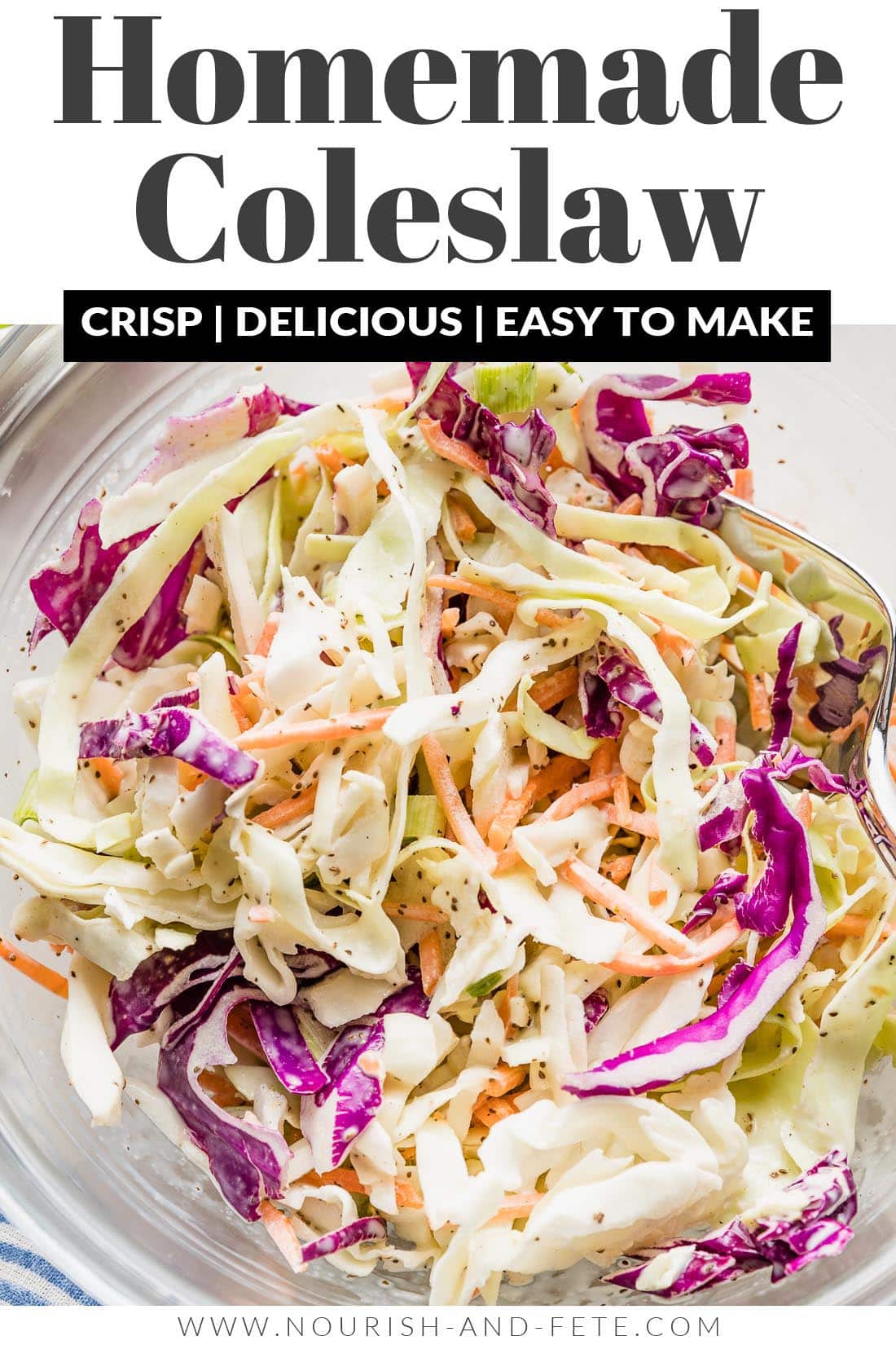 Healthy Homemade Coleslaw Nourish and Fete