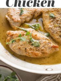 This fresh and delicious Oregano Chicken skillet is easy to make in just about 25 minutes. We love the tender pan-fried chicken breasts, white wine-infused sauce, and fresh sprigs of oregano. Simple yet restaurant-worthy!