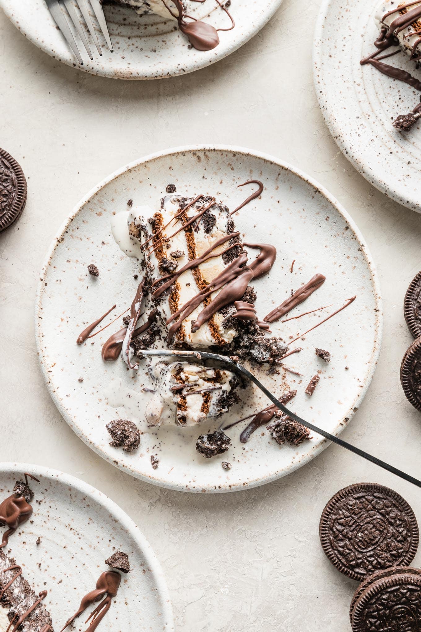 HOLIDAY PEPPERMINT ICE CREAM CAKE ROLL - Butter with a Side of Bread