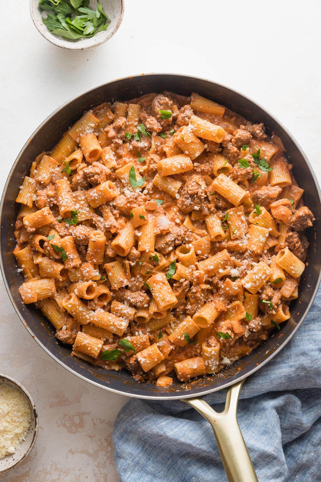 Ground Beef Pasta - Nourish and Fete