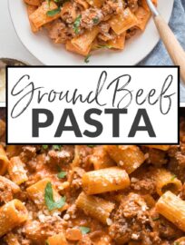 This easy and flavorful Ground Beef Pasta recipe is ready in about 25 minutes using everyday ingredients. It's perfect for simple family dinners!