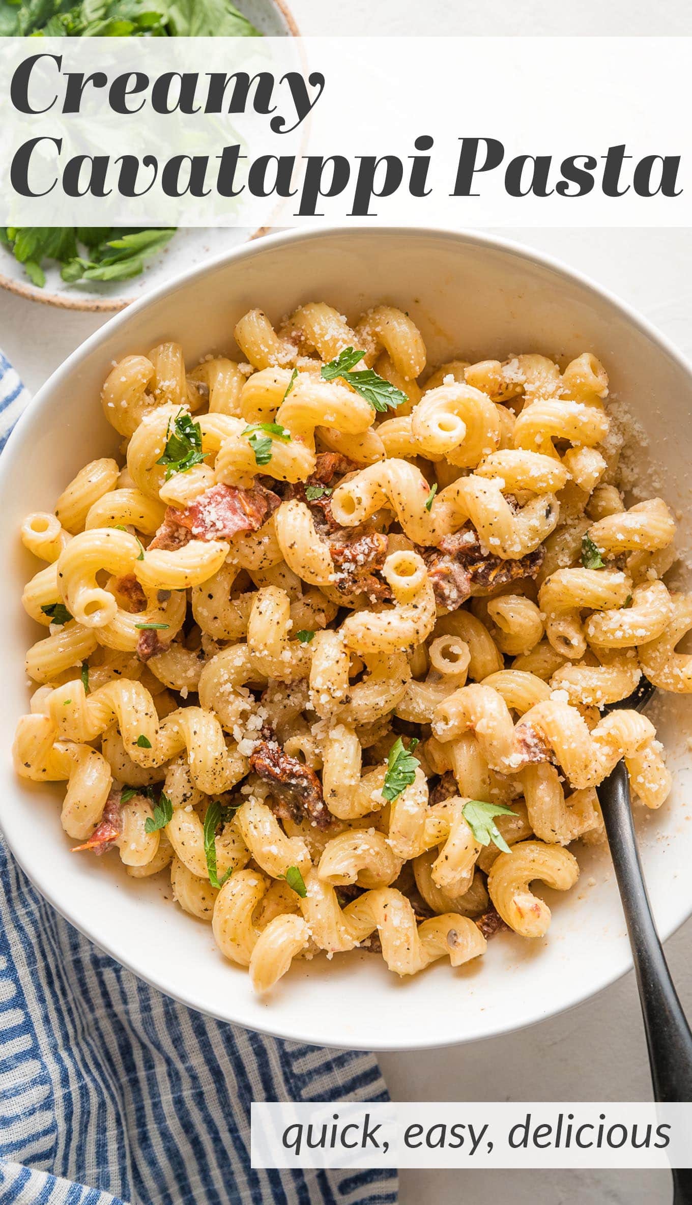 Creamy Cavatappi Pasta Nourish and Fete