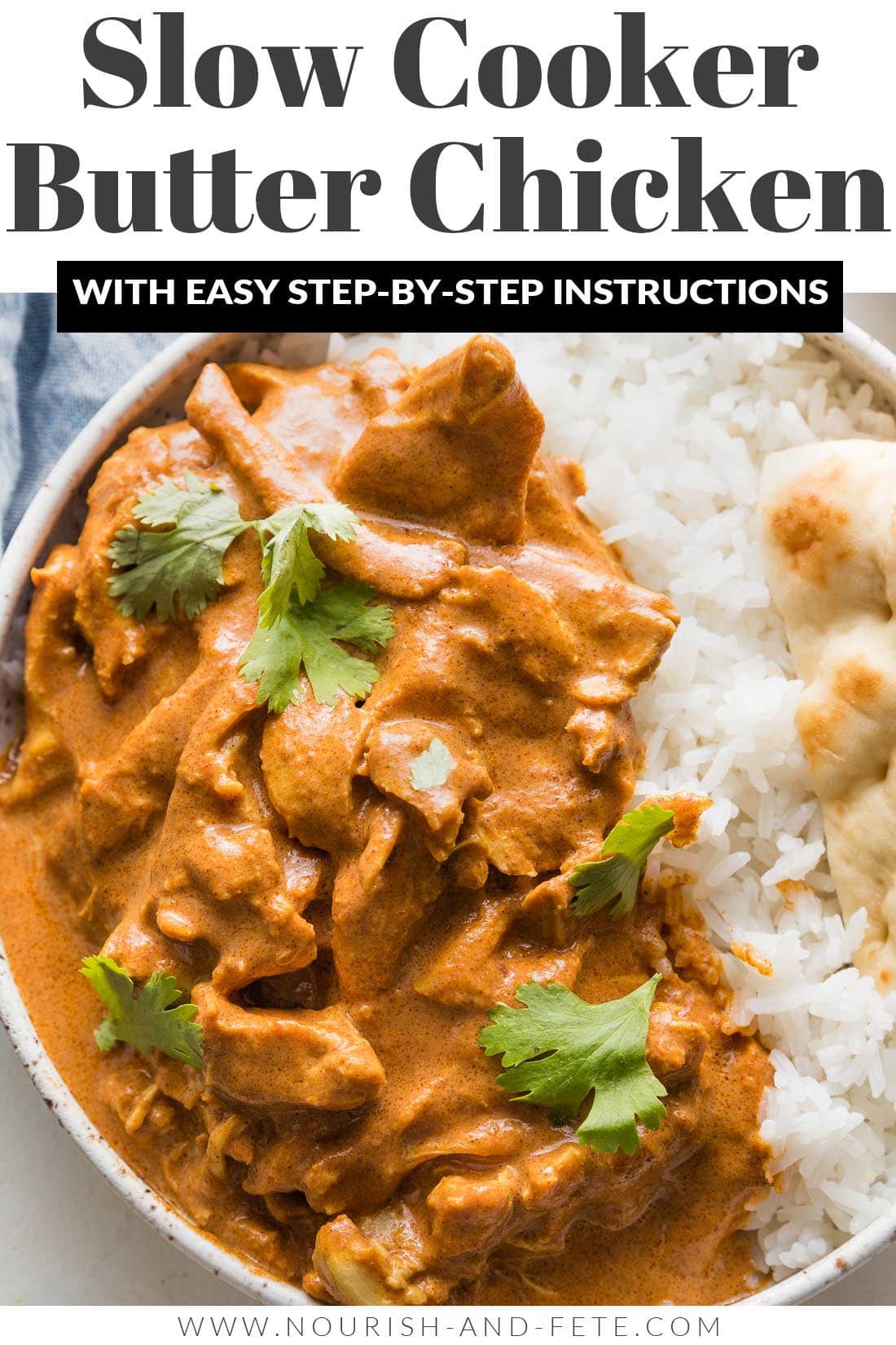 Slow Cooker Butter Chicken Nourish and Fete