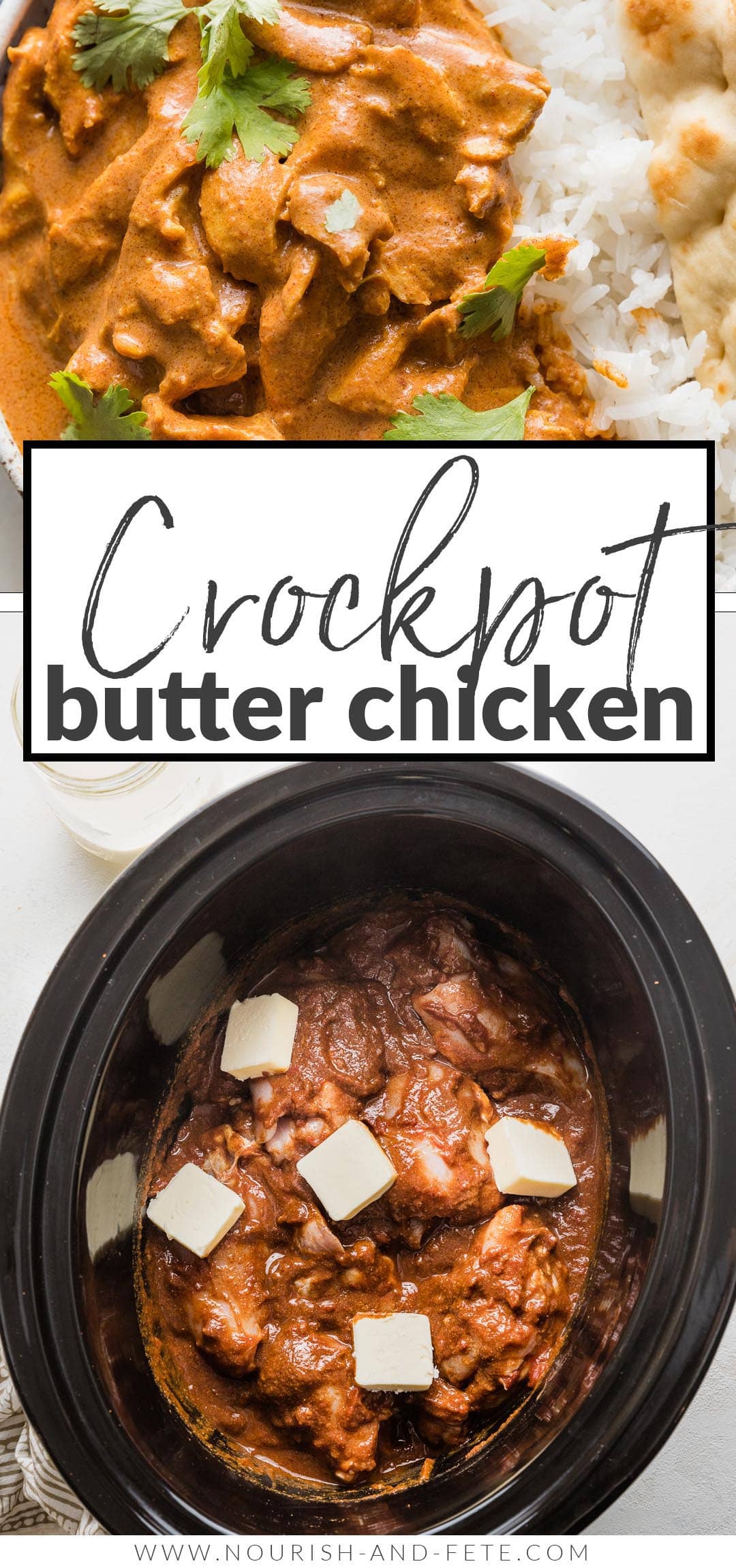 Slow Cooker Butter Chicken Nourish and Fete