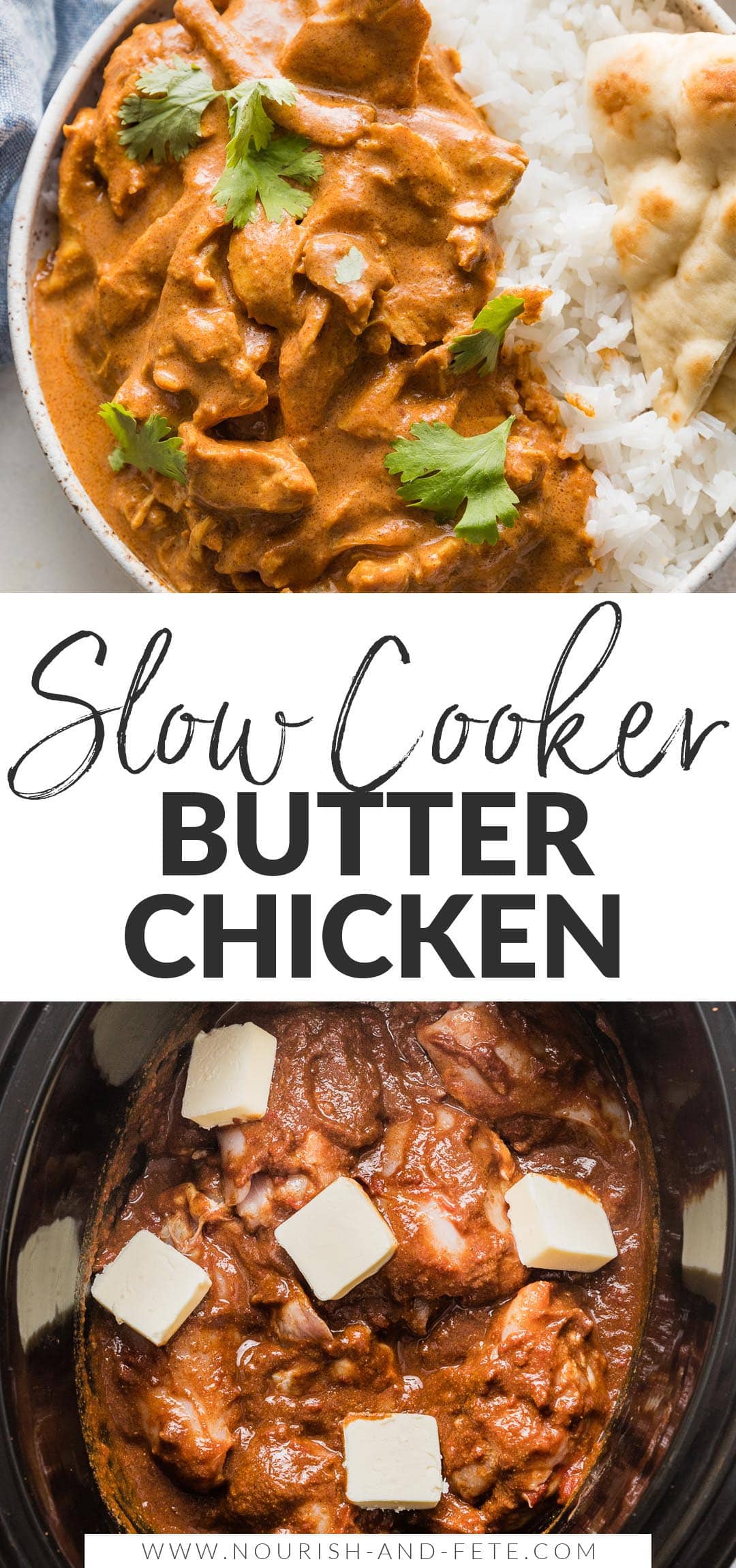 Slow Cooker Butter Chicken Nourish and Fete