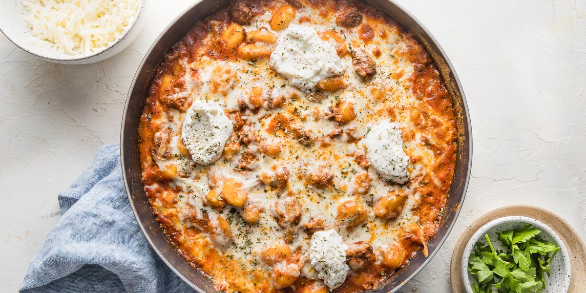 Ground Beef Baked Gnocchi Nourish and Fete