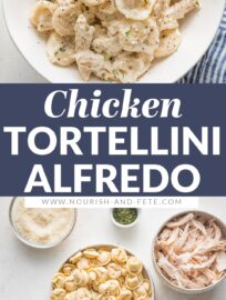 Chicken Tortellini Alfredo is a cozy weeknight meal that tastes like you walked into your favorite Italian restaurant! Comfort food doesn't get better than this, yet it's easy to make from scratch in about 25 minutes.