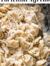 Chicken Tortellini Alfredo is a cozy weeknight meal that tastes like you walked into your favorite Italian restaurant! Comfort food doesn't get better than this, yet it's easy to make from scratch in about 25 minutes.