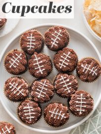 Whether you're invested in your favorite team or just there for the snacks, everyone loves a great spread of game day eats, and these adorable Football Cupcakes are a fantastic addition. Whether it's for a Super Bowl party, a tailgate, or to celebrate your favorite high school players, these are sure to be a big hit.