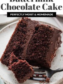 Passed down from Grandma and universally cherished in my family as "birthday cake," this simple homemade Chocolate Buttermilk Cake is moist, tender, and positively bursting with rich chocolate flavor. It's a guaranteed hit for celebrating occasions large and small!