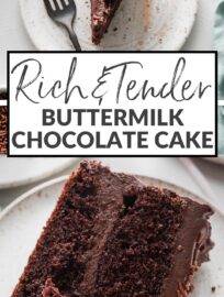 Passed down from Grandma and universally cherished in my family as "birthday cake," this simple homemade Chocolate Buttermilk Cake is moist, tender, and positively bursting with rich chocolate flavor. It's a guaranteed hit for celebrating occasions large and small!
