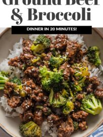 Super quick, super easy, and packed full of flavor, this Ground Beef and Broccoli recipe uses just one pan and can be on your table in 20 minutes. Serve over rice or noodles for a simple yet satisfying dinner.