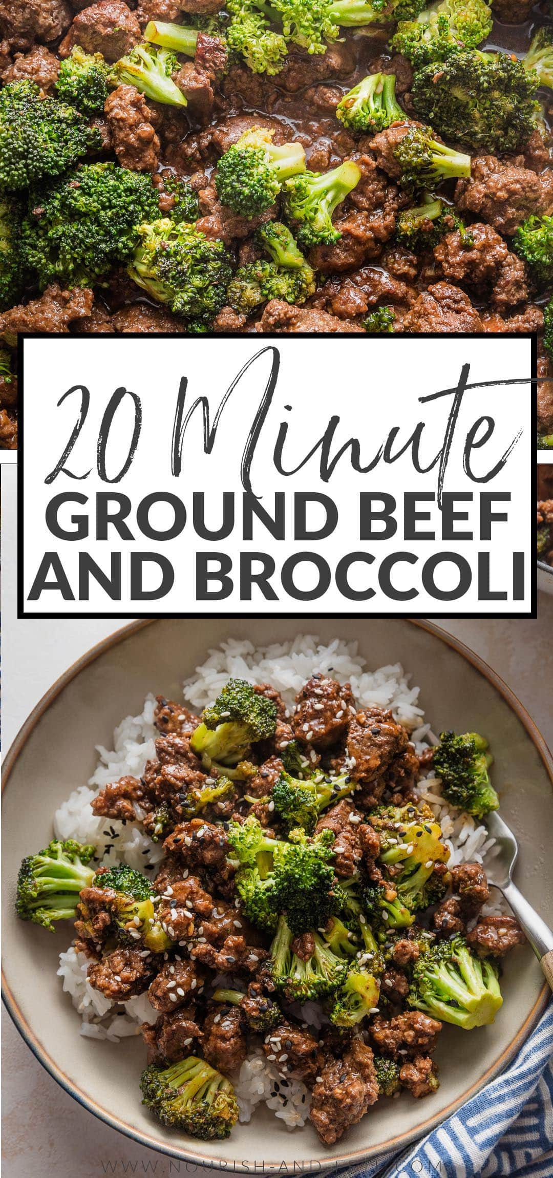 Ground Beef and Broccoli - Nourish and Fete