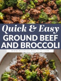 Super quick, super easy, and packed full of flavor, this Ground Beef and Broccoli recipe uses just one pan and can be on your table in 20 minutes. Serve over rice or noodles for a simple yet satisfying dinner.