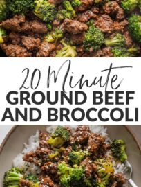 Super quick, super easy, and packed full of flavor, this Ground Beef and Broccoli recipe uses just one pan and can be on your table in 20 minutes. Serve over rice or noodles for a simple yet satisfying dinner.