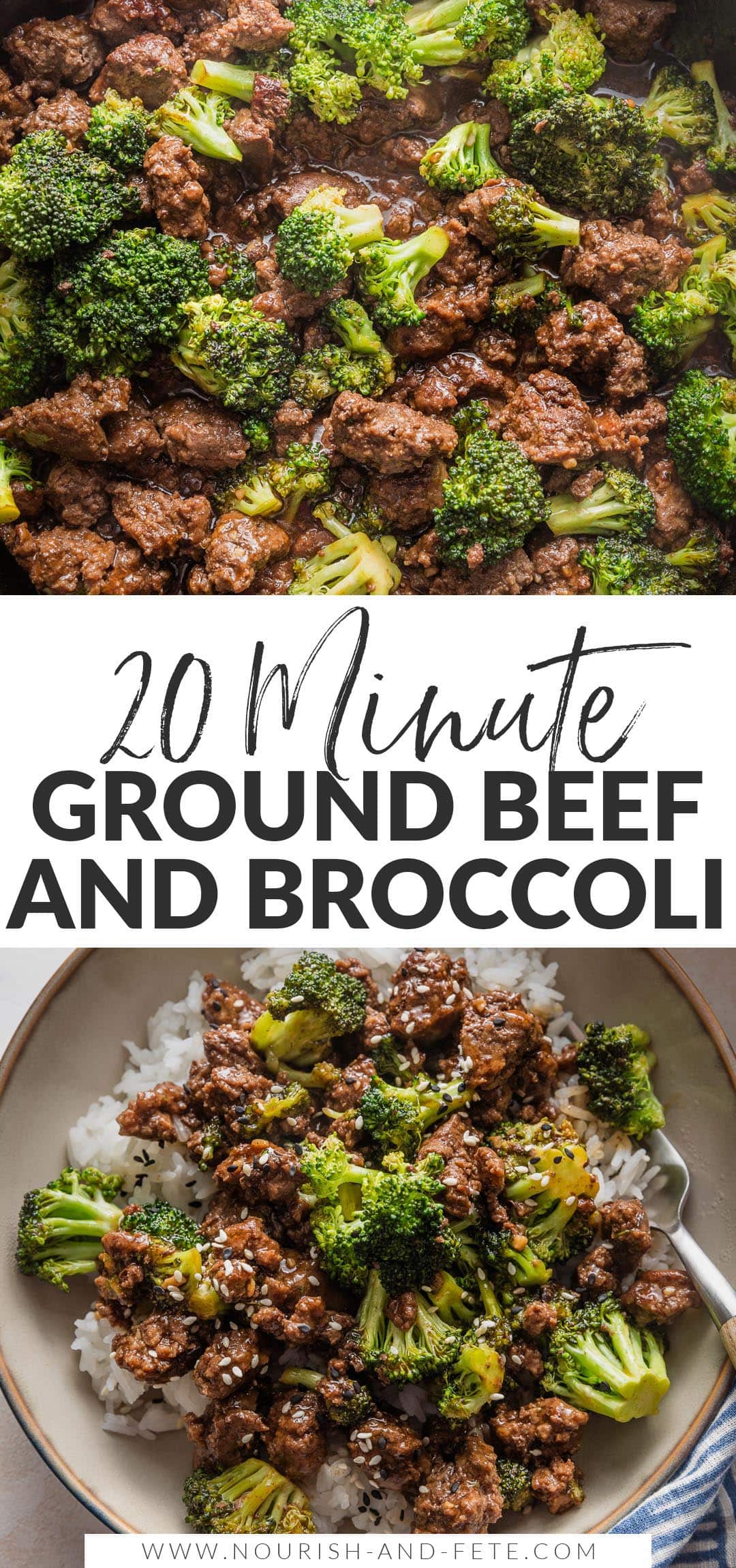 Ground Beef and Broccoli - Nourish and Fete